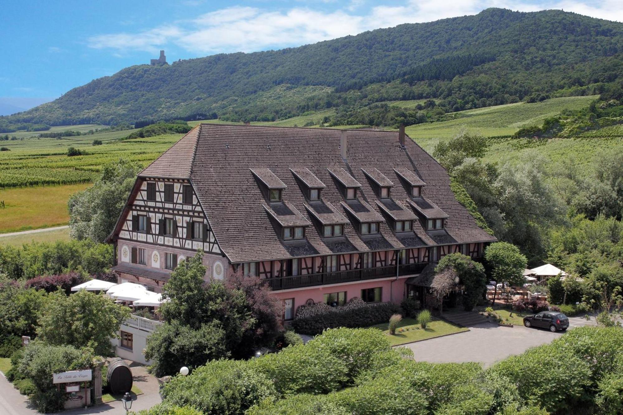 Hotel Restaurant Verger Des Chateaux, Route Des Vins Haut-Koenigsbourg ディーフェンタール エクステリア 写真